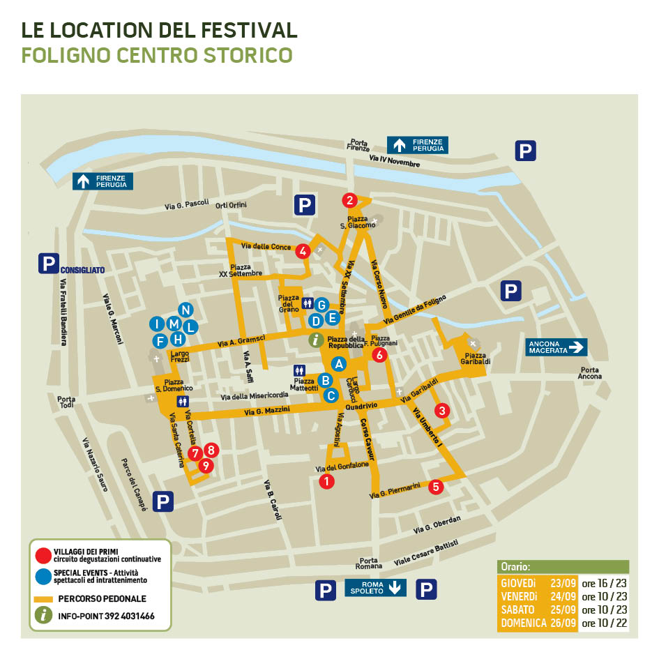 Primi 2021 – mappa programma